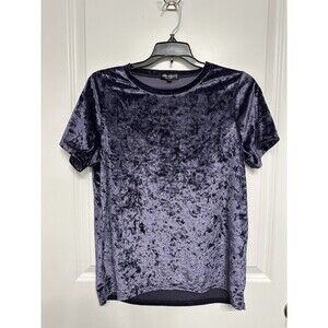 urban coco, Navy velvet t shirt, Small